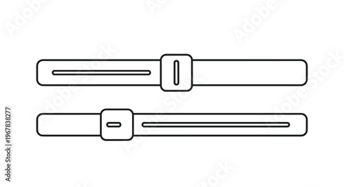 Minimalist line art showing two horizontal slider bars with knobs, representing adjustable settings or controls.