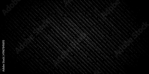 Abstract dark background featuring a woven carbon fiber texture pattern
