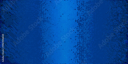 Abstract blue background with textured gradients and halftone patterns