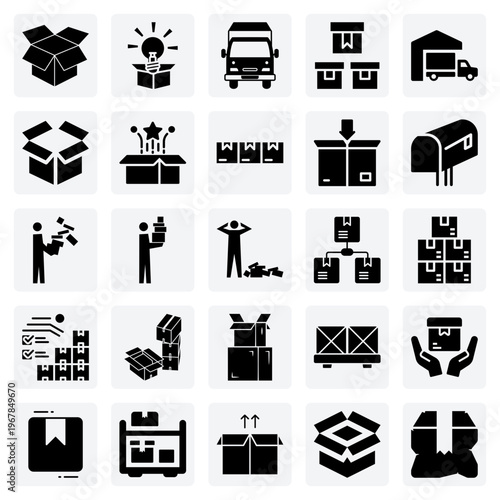 The Unboxing Experience – Open And Closed Cardboard Boxes For Delivery, E-Commerce, And Consumer Product Themes