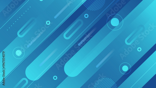 Abstract background featuring dynamic blue diagonal lines and fluid geometric shapes on a professional gradient backdrop