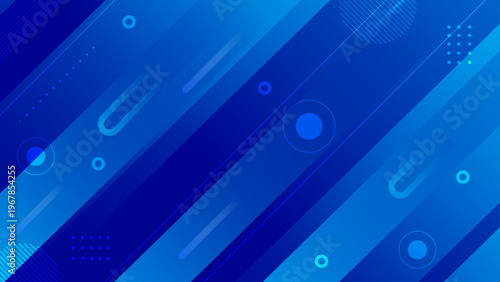 Sophisticated deep blue abstract background with sharp geometric lines and futuristic digital patterns for corporate identity