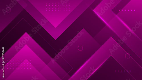 Elegant purple and magenta abstract background with geometric shapes