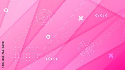 Elegant soft pink pastel background with overlapping geometric planes and subtle textures for feminine branding and aesthetic design