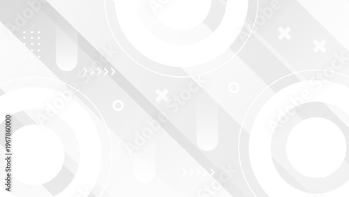 Clean and professional white abstract background with subtle geometric grey patterns