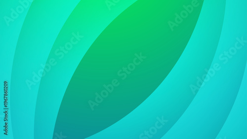 Refreshing teal and green background with organic flowing wave shapes and soft lighting
