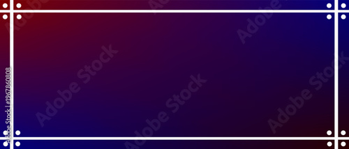Pink and purple vector illustration featuring a red and blue patterned background with a blank white frame template for web banner wallpaper design.