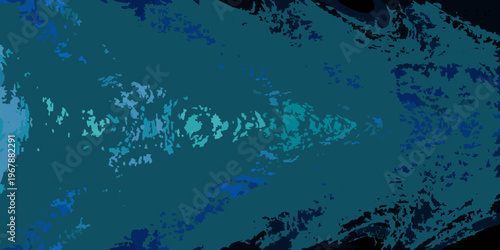 Abstract aerial view of teal and turquoise flowing water patterns