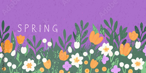 A vibrant floral arrangement welcomes the arrival of springtime