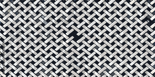 Close up of a woven pattern resembling a basket or textile surface