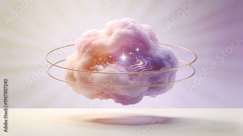 Future emotional healing visualization food surreal healing scene