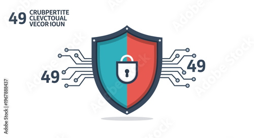 Digital Security Shield with Lock and Circuitry Free Download Digital Security Shield with Lock and Circuitry - GFXLoad