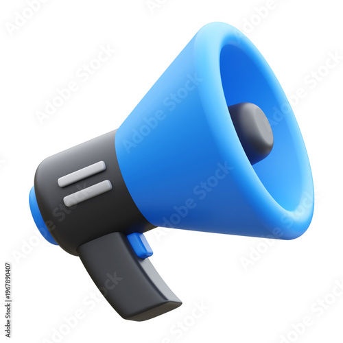 megaphone isolated on white