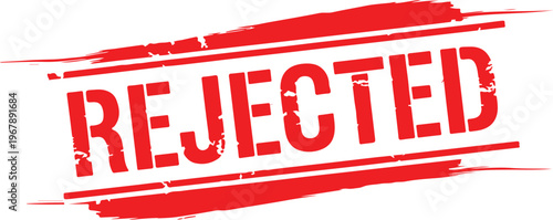 Red rejected stamp on white background red stamp rejected text 6