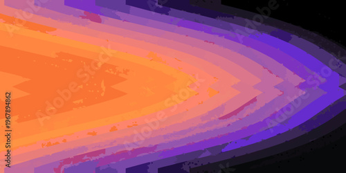 Abstract colorful layers creating a vibrant sweeping gradient pattern