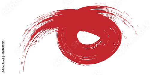 Straight red ink vector lines pack. Bloody color long and round hand-drawn, brushstroke text highlights, frames, grunge, art.