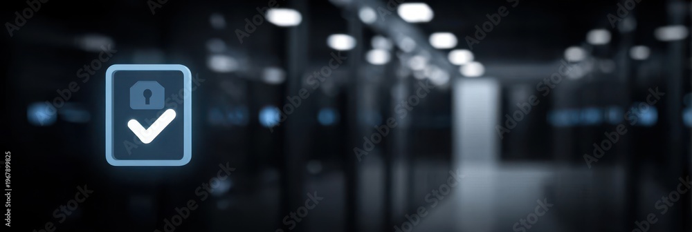 Fototapeta premium Advanced security for the network system offers data protection and a backup for an instant file recovery.