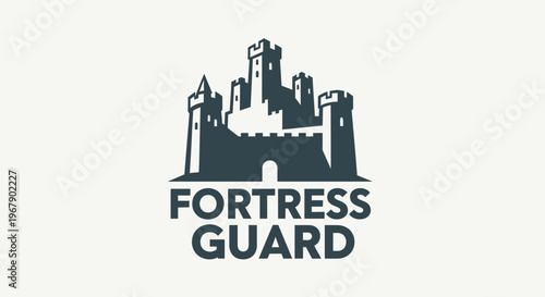 Fortress Guard Logo - A Symbol of Security and Protection, Strong and Reliable.