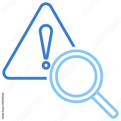 Diagnosis Dual Tone Outline Icon