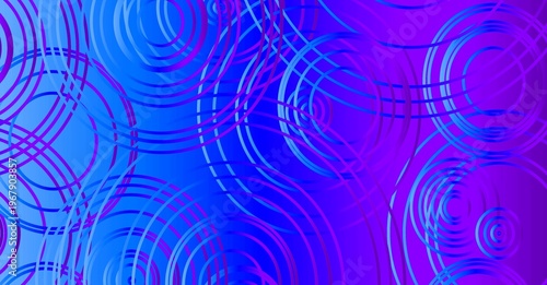 abstract blue background with circles