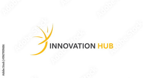 Innovation Hub Logo Design with Modern and Creative Style.
