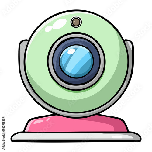 Pink and purple spinning top toy for children entertainment and game concept in playful cartoon flat vector illustration graphic art style