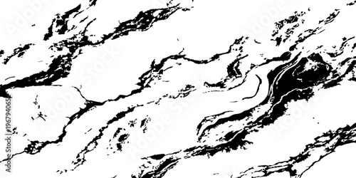 Elegant white marble texture with flowing black veins natural stone luxury background
