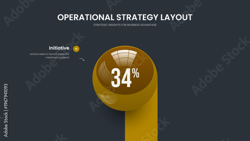Medical Insight One Option Infographic Slideshow Layout. Service Showcase Slide Template Vector Illustration. Simple Launch 1 Step Chart Presentation Design.