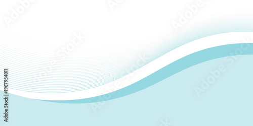 Abstract blue wave background, minimal wave design concept, vector illustration. for banner, banner.