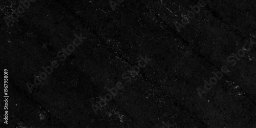 Distressed abstract dark black wall texture concrete rough dark floor old grunge backdrop interior vintage smooth closeup background.