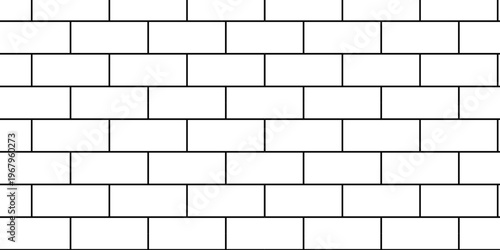 Seamless Pavement mosaic stone concrete wall surface tiles. subway vector block rock white brick wall texture background.