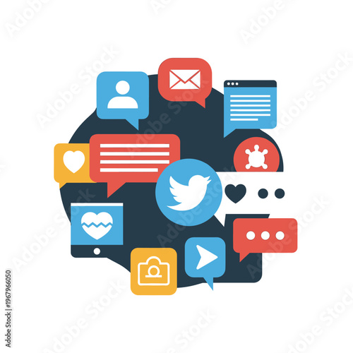 A simple blue rounded rectangle with a darker bottom section, conveying a sense of modernity and minimalism.