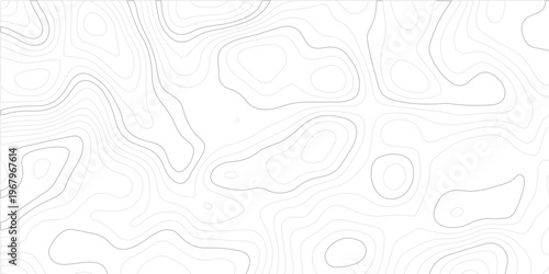 geographic contour map paper texture. terrain path isolated on a background.geographic mountain relief. retro topographic map. Abstract design with seamless pattern with lines topographic map.	