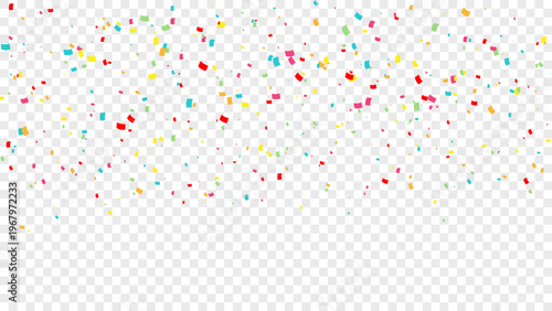 Colorful Confetti Falling Party Celebration Decoration Festive Event Effect