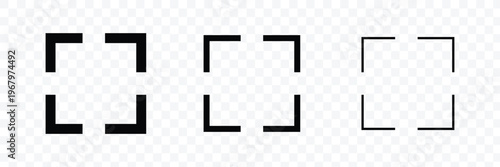 Full screen icon vector. expand to full screen sign and symbol. arrows symbol . Vector Illustration . EPS 10 .