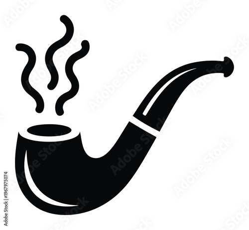 Smoking Pipe Vector Illustration