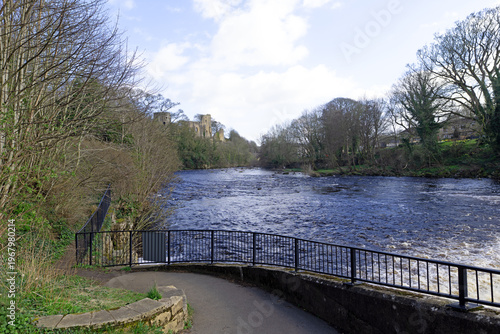 Deepdale view of Barnard Castle.