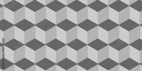 Minimal wall decoration square white cubic square shape backdrop texture. cube geometric wall and floor vector diamond hexagon triangle wallpaper background.