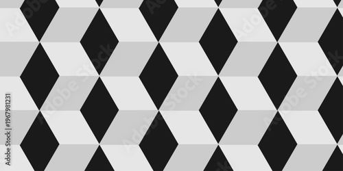 Minimal wall decoration square gray cubic square shape backdrop texture. cube geometric wall and floor vector diamond hexagon triangle wallpaper background.