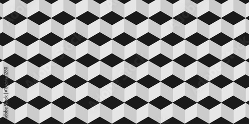 Minimal wall decoration square gray cubic square shape backdrop texture. cube geometric wall and floor vector diamond hexagon triangle wallpaper background.