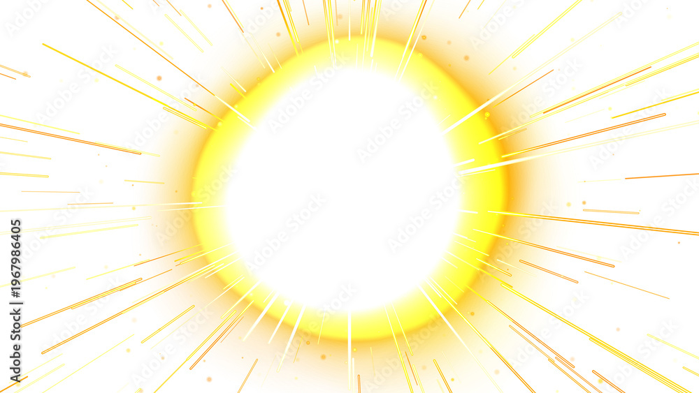 Fototapeta premium Abstract Glowing Light Burst with Starburst Effect
