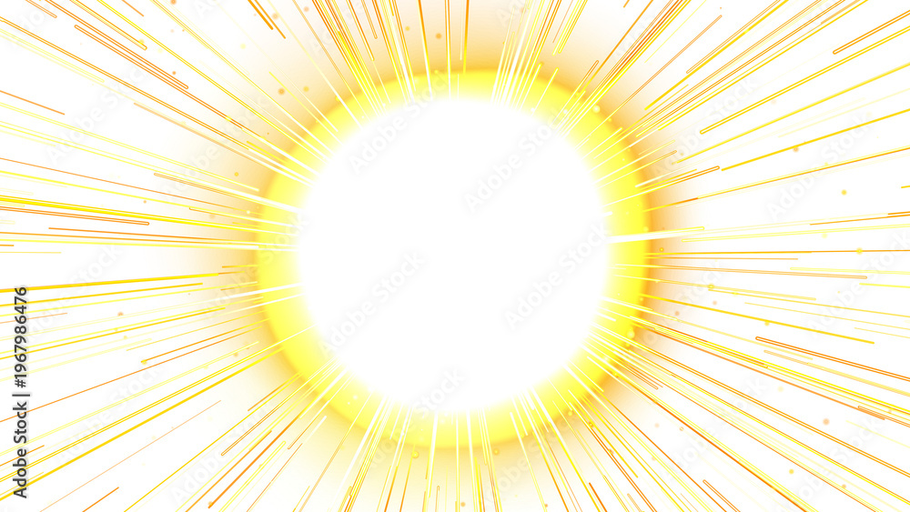 Fototapeta premium Abstract Glowing Light Burst with Dynamic Radiant Beams