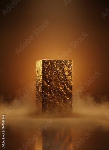 Modern 3d render podium