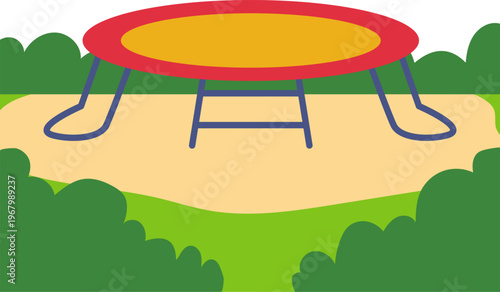 Park Playground Illustration