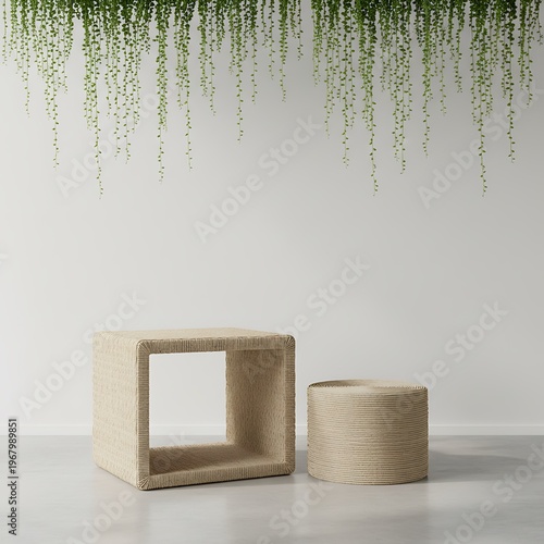 Modern 3d render podium