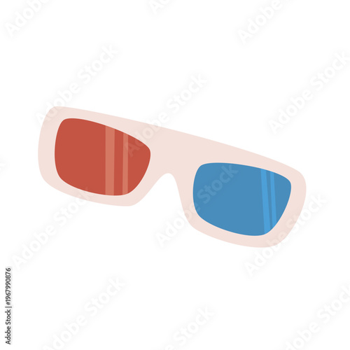 Classic Anaglyph 3D Glasses with Red and Blue Lenses