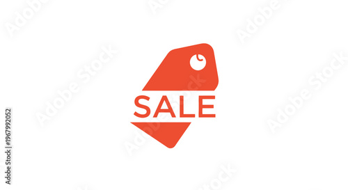 Discount sale tag icon graphic.