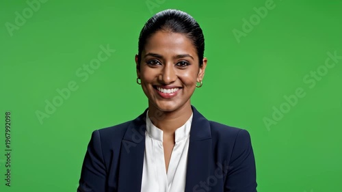 Professional businesswoman smiling confident portrait in formal attire