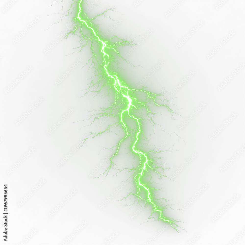 Fototapeta premium Lightning Electric Burst PNG Overlay Isolated on Transparent Background