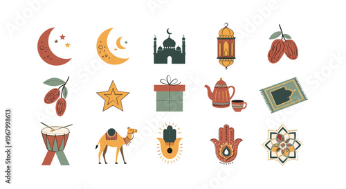 Islamic Symbols and Icons Collection 1.